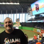 David Gonos at Marlins Park