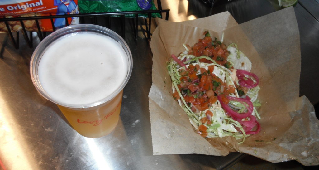 Fish tacos at Marlins Park