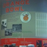 Marlins tribute to the Miami Orange Bowl