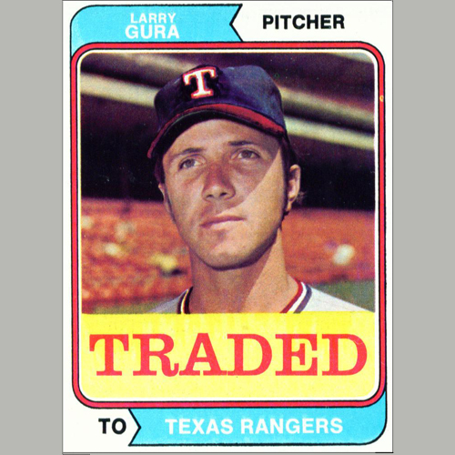 Topps 1974 Traded Larry Gura