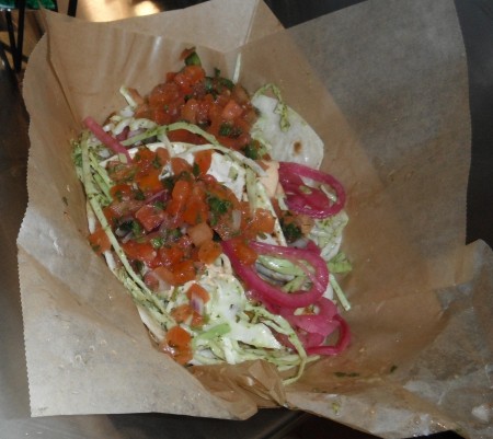 Fish tacos at Marlins Park