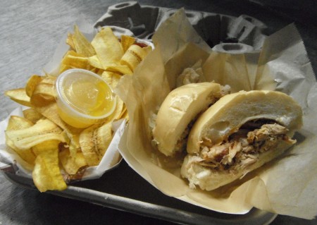 Pork sandwich at Papo Llega y Pon