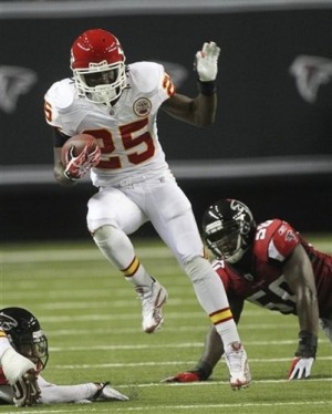 Jamaal Charles, RB, KC, Best spot to draft