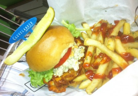 Buffalo Chicken Sandwich at The Clevelander at Marlins Park