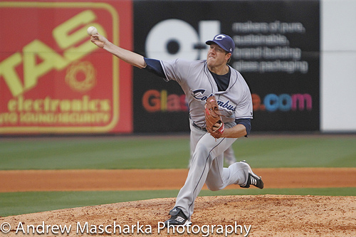 Zach Mcallister pitching in minors