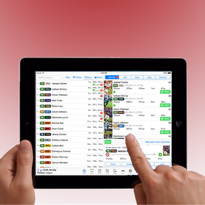 Fantasy Football Draft Apps for the iPad