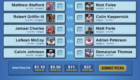 Draft Day Rapid Fire, Easy Daliy Fantasy Football Games