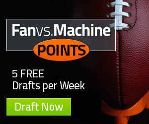 Week 9 Fantasy Football Rankings, SKYLLZONE Fan vs. Machine Points Game