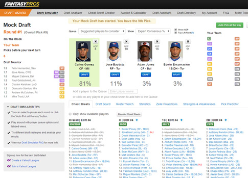 Free Mock Draft Fantasy Baseball 2