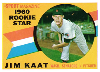 1960 Topps Jim Kaat RC