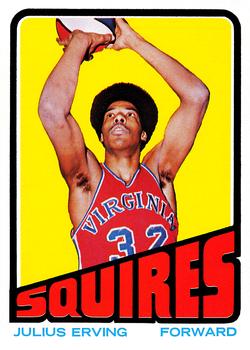 Best basketball rookie cards - Dr. J!