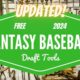 Free Fantasy Baseball Draft Tools 1000x600