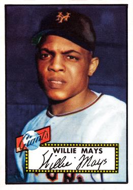 Willie Mays - 10 Best Baseball Cards From 1952 Topps Baseball