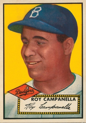 Roy Campanella - 10 Best Baseball Cards From 1952 Topps Baseball