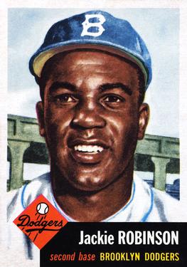 1953 Topps Jackie Robinson - Best Baseball Cards From 1953 Topps Baseball